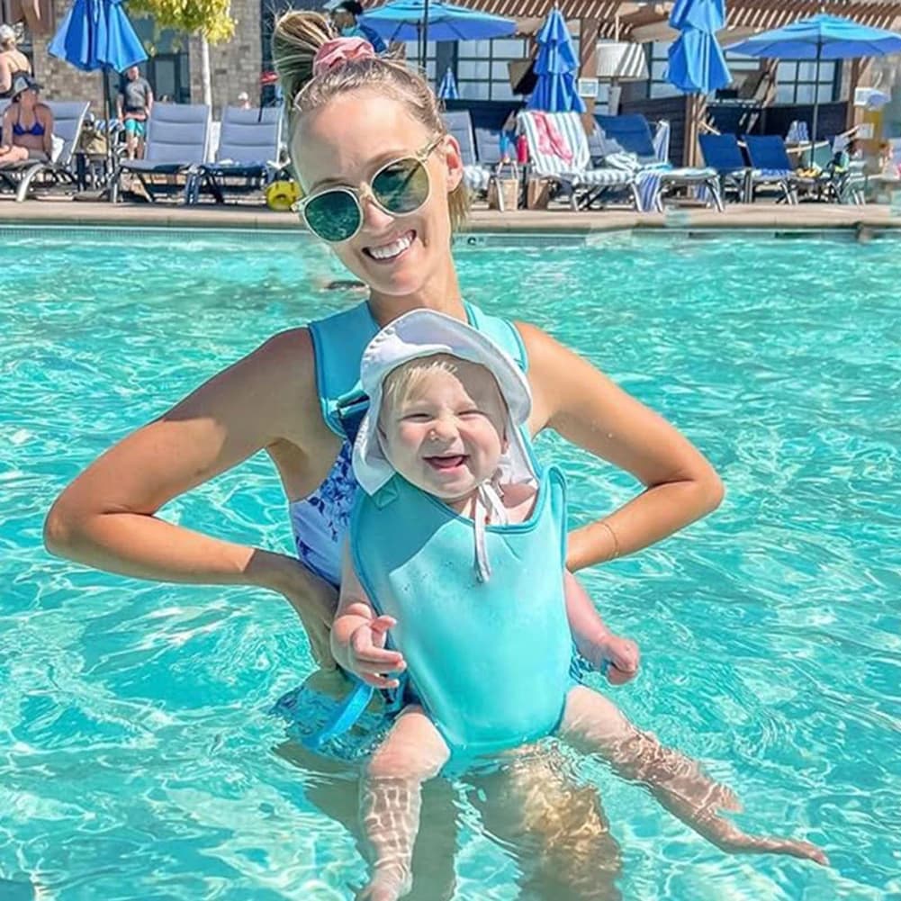 Innovativo imbracatura regolabile per marsupio per bambini che utilizza entrambi in acqua e terra. Marsupio per seggiolino per neonati per piscina e spiaggia