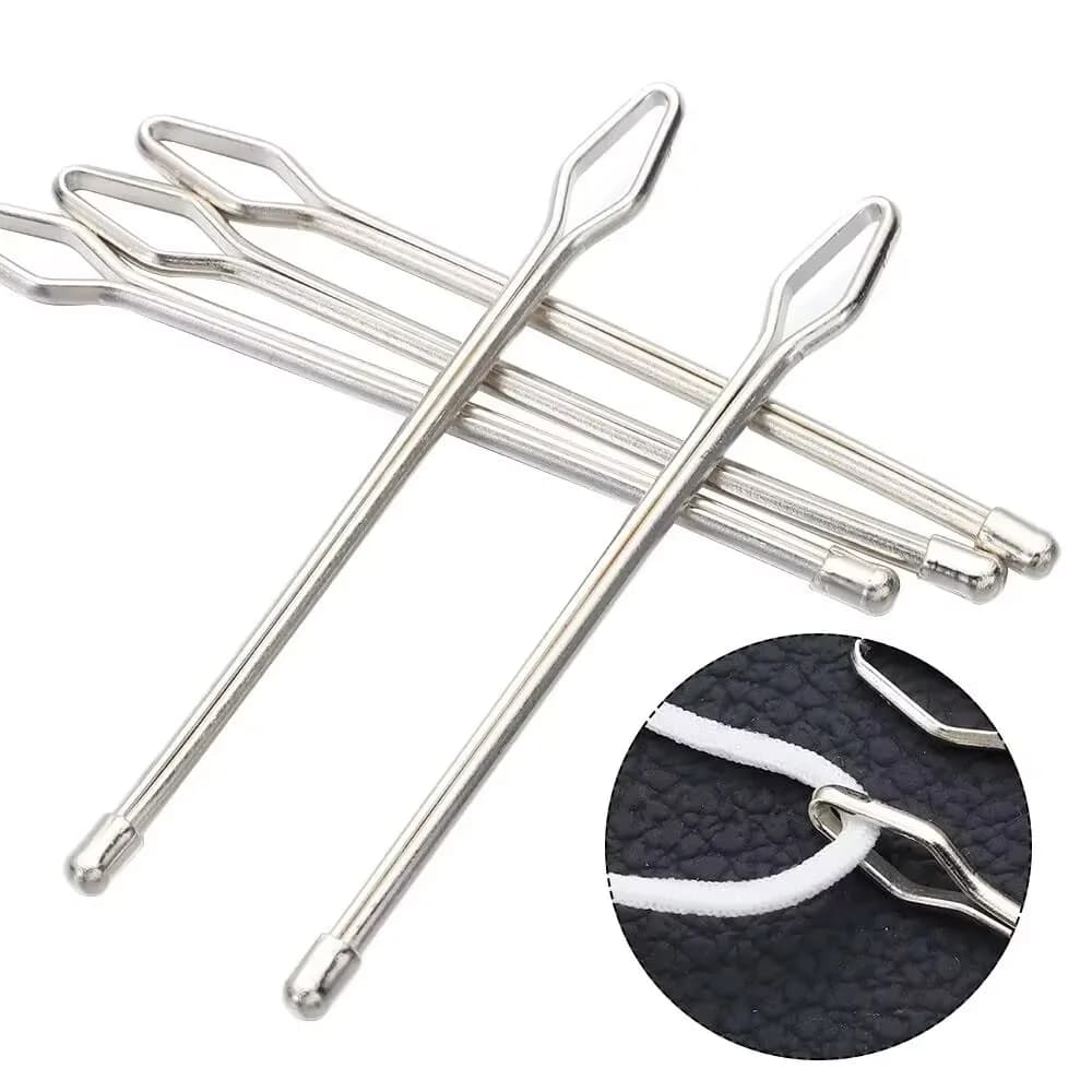 5pcs Wear Rope Garment Clips Sewing DIY Tools Elastic Band Tape Punch Cross Stitch Threader Wear Elastic Clamp