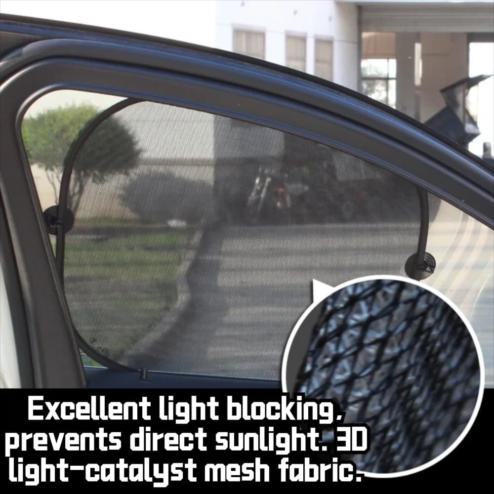Reflector Car Sunshade Cover Folding Design UV Protection Folding Sun Visor Heat Shield Mesh Net Windshield Protector