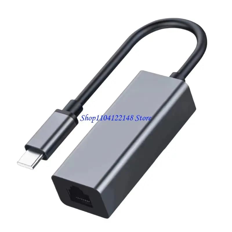 P9FA Adattatore Gigabit Ethernet USB Tipo C RJ45 Supporto 100 Mbps per laptop e