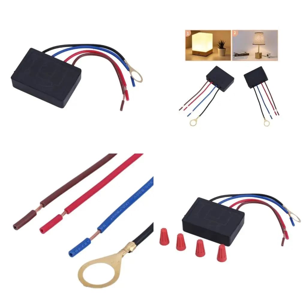& Functional Touch Switches Convenient Desk Light Plastic 220V Simple Installation Perfect for Lamp high quality