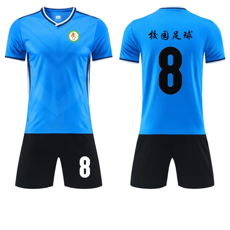 Customization Football Shirts Green Training Shirt Adult and Children's Clothing Short Sleeved Football Mesh Set