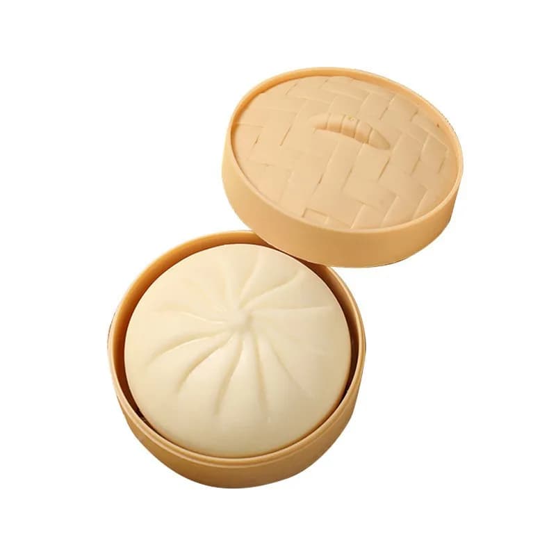 Stress-relief gadget: Big bun squeeze toy, simulated soup dumpling, fried dough stick, slow rebound, stress-relief toy, student gift