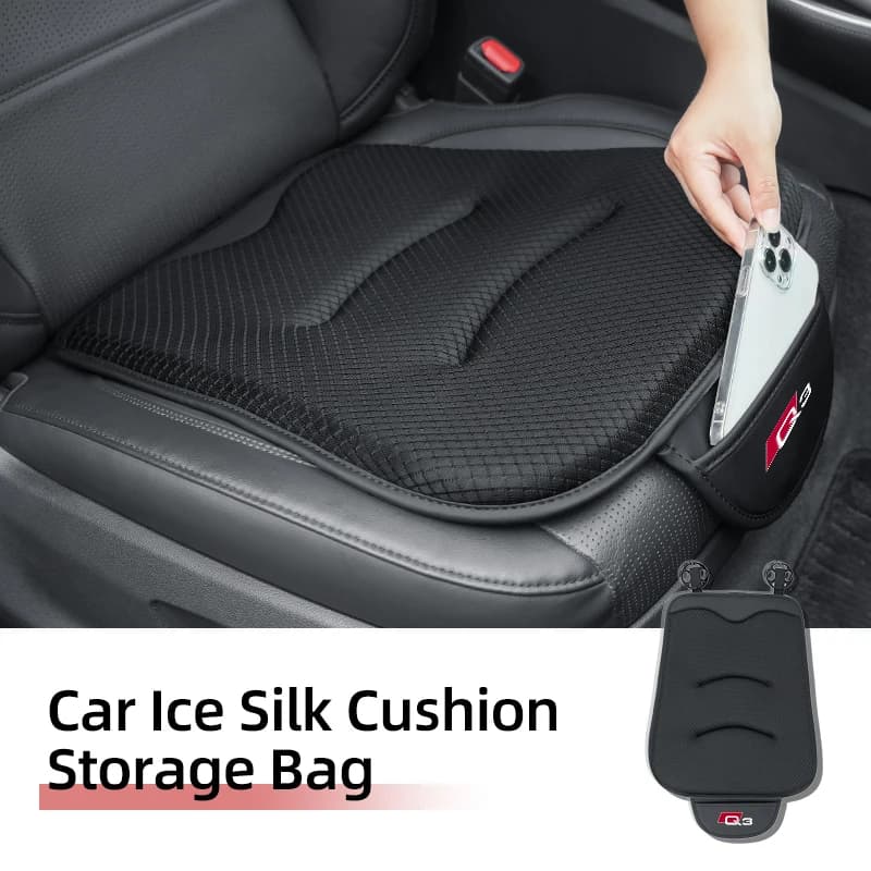 Copertura di protezione del seggiolino auto Cuscini anteriori posteriori Borse portaoggetti Accessori per Audi Quattro Q3 A1 A3 A4 A5 A6 A7 A8 Q2 Q5 Q7 Q8 S7 S