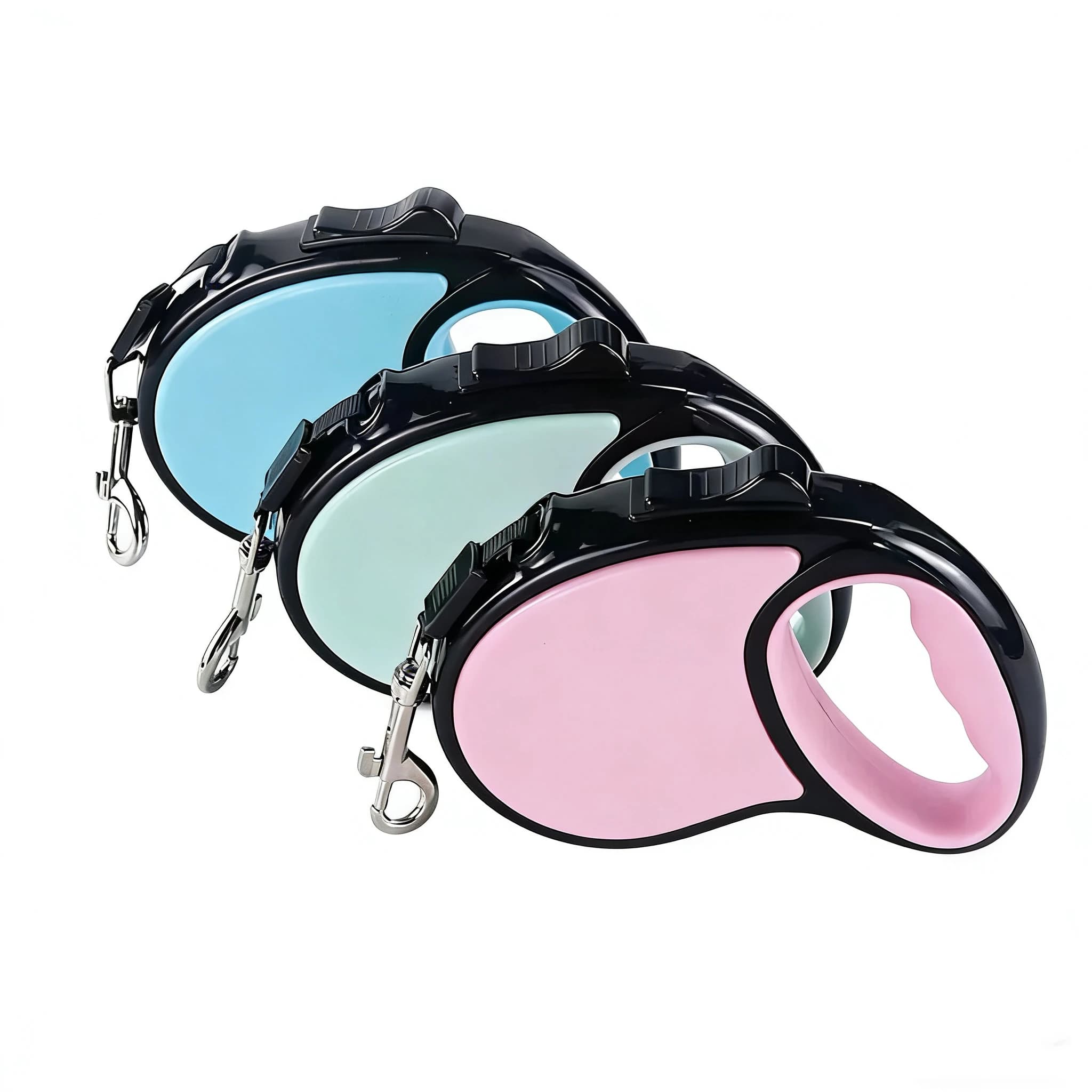 Guinzaglio per Cani in Nylon da 3m/5m, Retrattile Automatico, Corda Estensibile per Passeggiate e Corsa, Adatto per Cani Piccoli e Grandi e Gatti