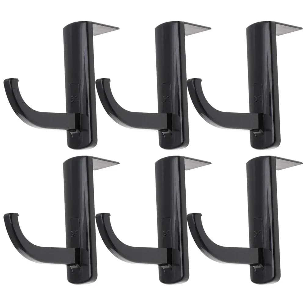 6Pcs Headphone Holder Stand Headset Hanger Mount for Pc Laptop Desk Bedroom Office Gaming Setup Smooth Professional Design Tidy