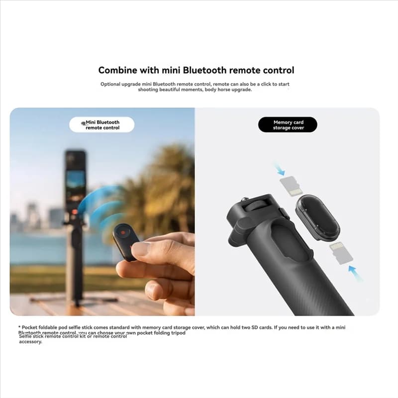 【Offerta Flash!】Bastone selfie pieghevole tascabile Insta360 X4 per fotografia migliorata e videografia Accessori per fotocamera sportiva X4