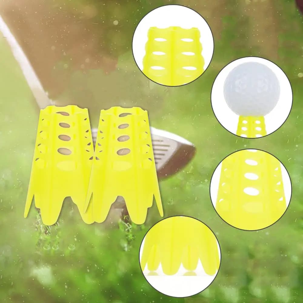 15 pezzi simulatore uomo allenamento in plastica tappetino da golf tee palla da golf chiodo professionale