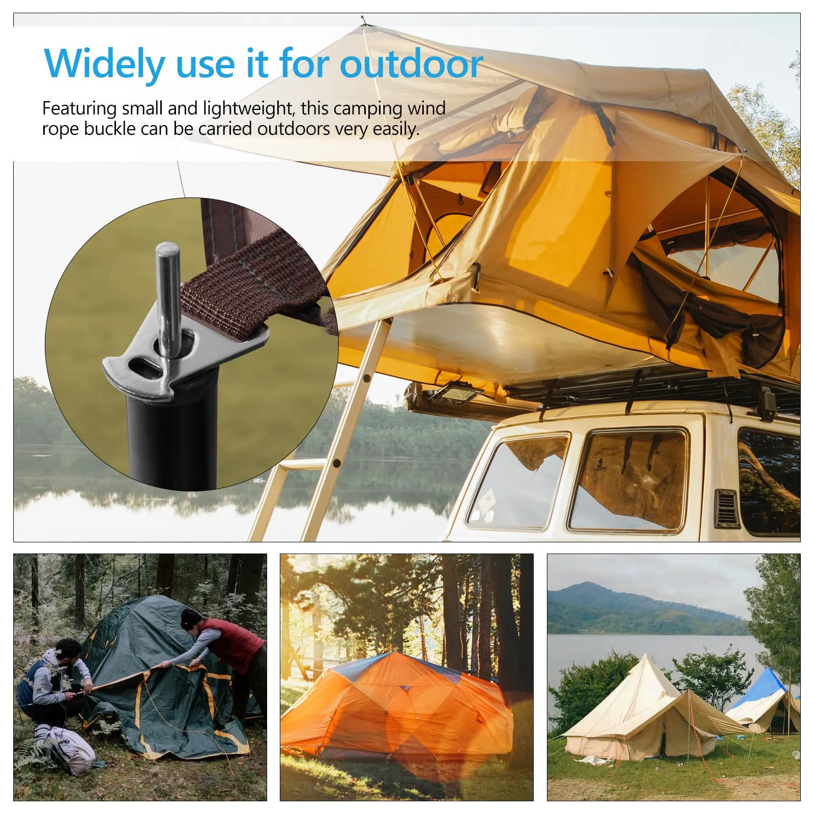 10Pcs Stainless Steel Triangle Buckle Tent Rope Adjuster Camping Guyline Cord Tensioner Outdoor Hiking Picnic Canopy