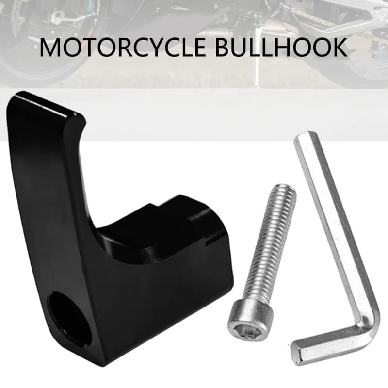 Gancio per manubrio moto Gancio universale per casco per bagagli per moto Supporto per casco per scooter Gancio di stoccaggio