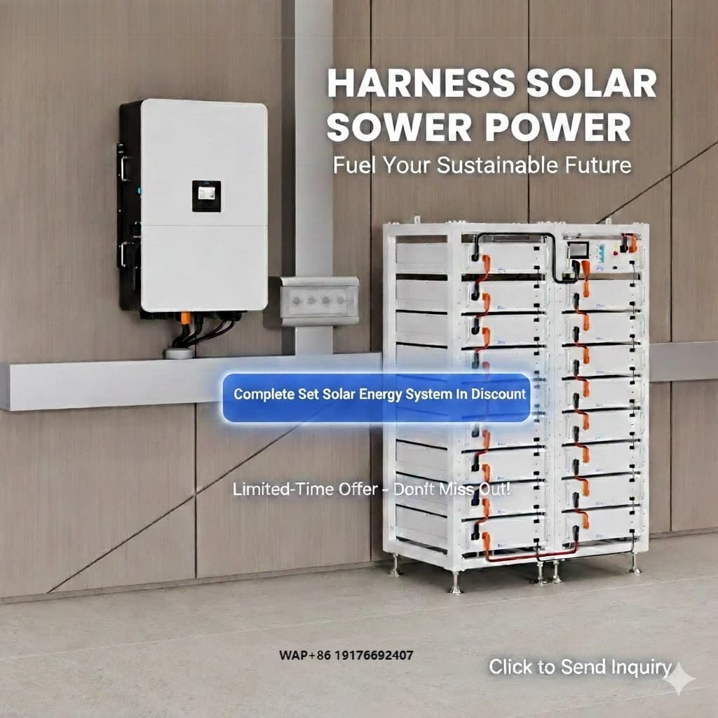 Inverter Ibrido Trifase Deye 819.2V 51.2V con Batteria LiFePO4 100Ah, Kit Completo con Pannelli Tier 1, Sistema Solare Ibrido Domestico HV da 80kW