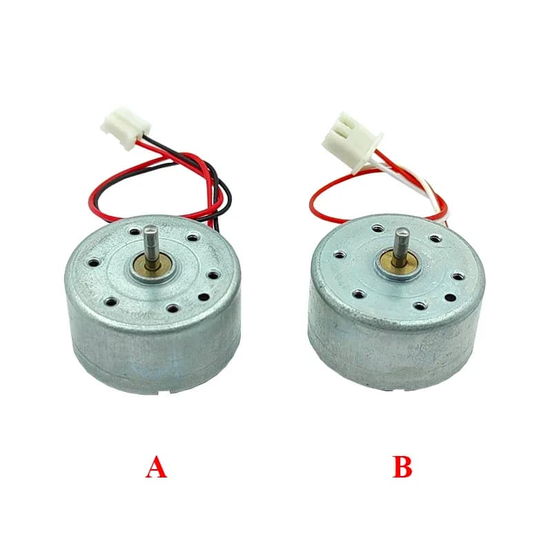 Motore a Fuso Rotondo Micro Mini RF-300CA DC 1.5V 3V 3.7V 5V 6V 6000RPM da 24mm per Fai da Te, Hobby, Giocattoli, Ventilatori, Modelli Solari, Progetti Scolastici