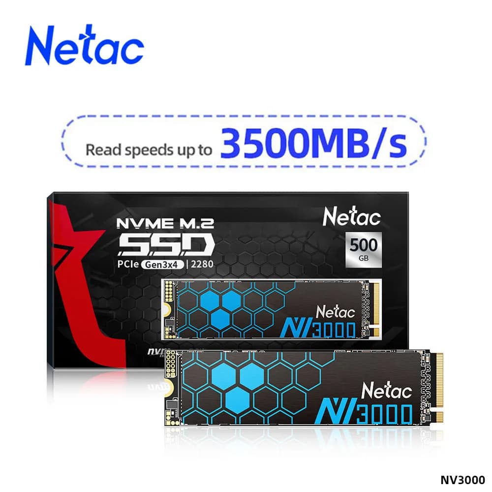 Netac SSD NVME M2 1TB 2TB SSD 250GB 500GB M2 Disco rigido a stato solido PCIe 3.0X4 con dissipatore di calore per laptop desktop