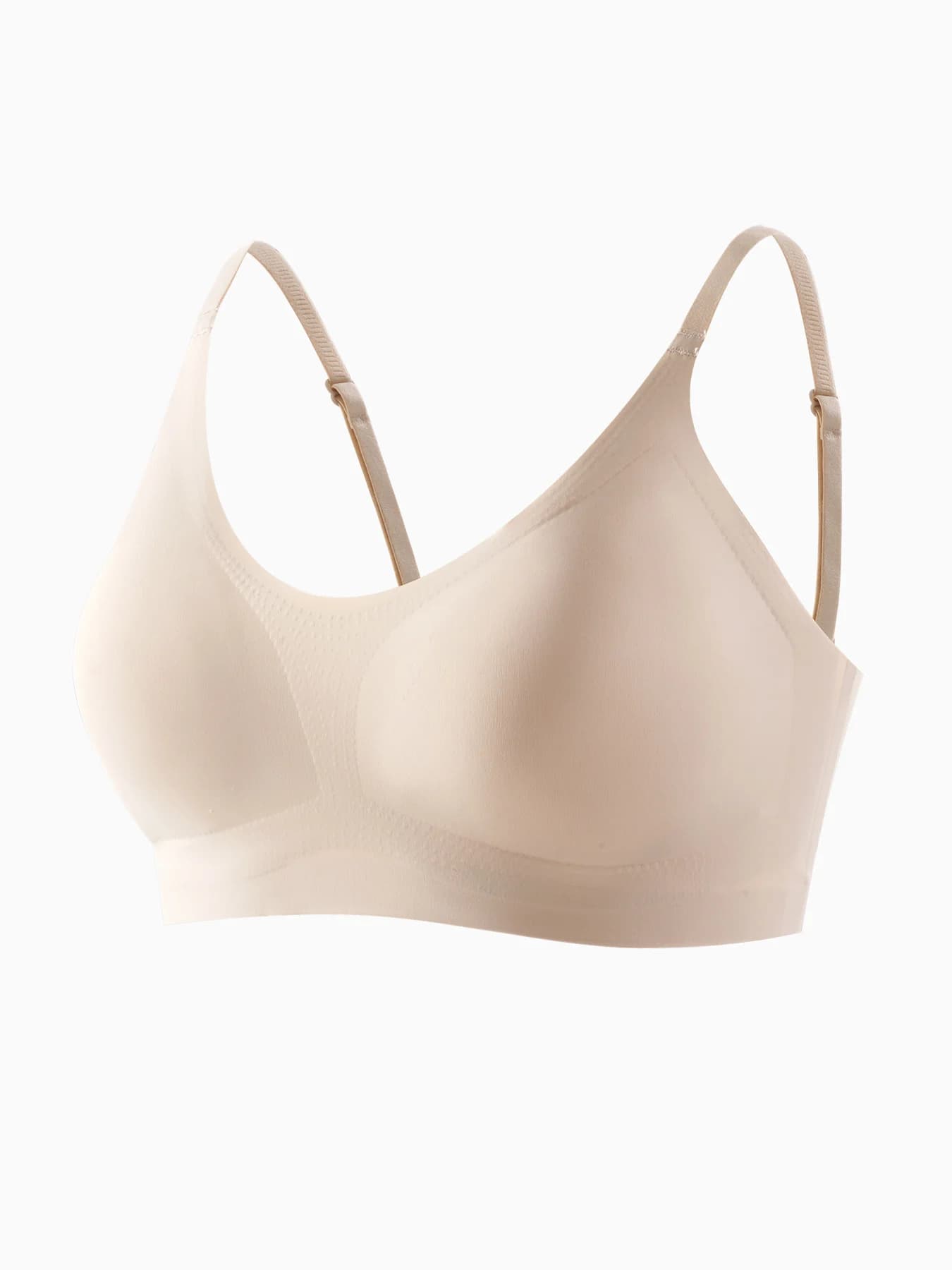 Women's bra, seamless underwear, big breasts, small breasts, collection, semi-fixed thin cup, beautiful back bra, sexy