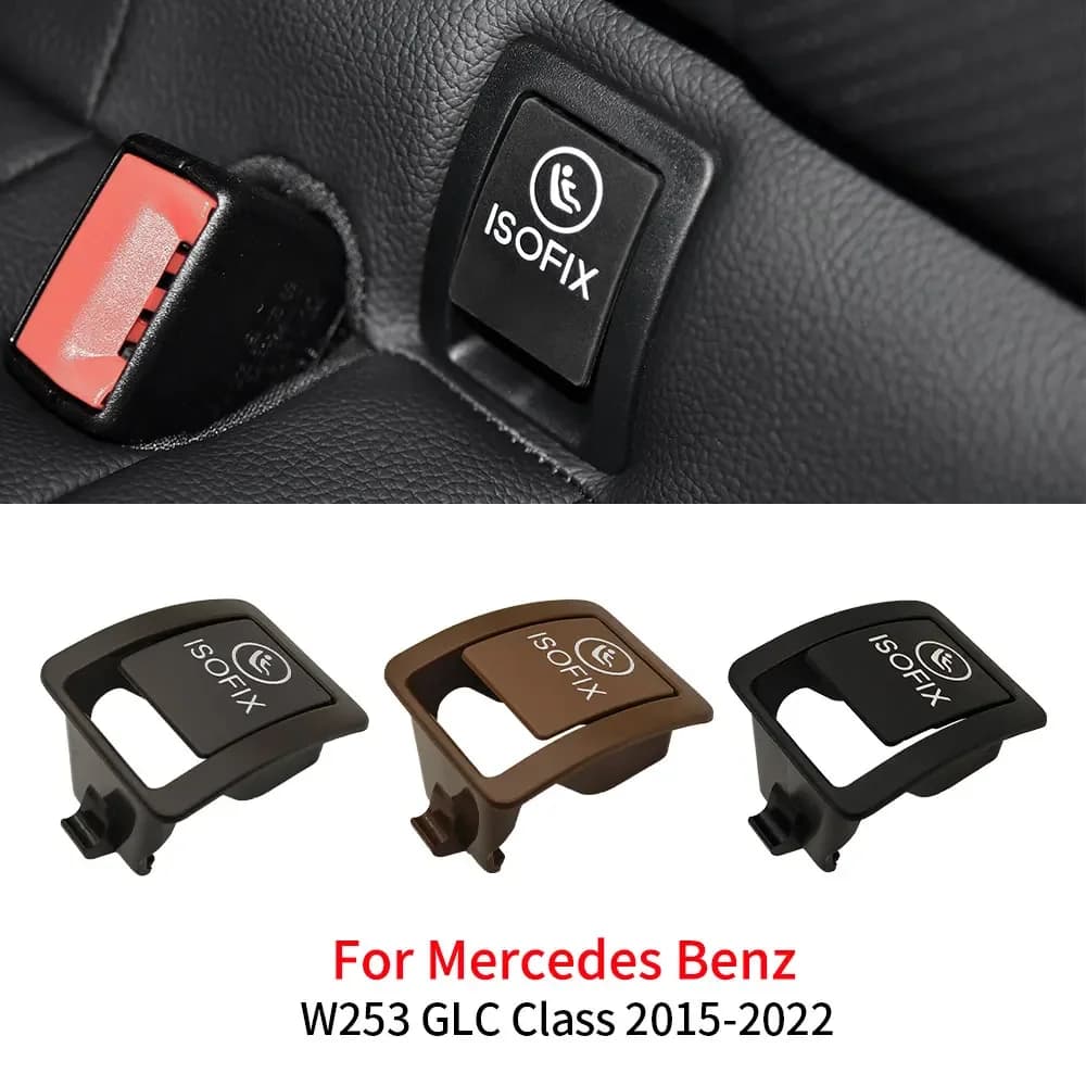 For Mercedes W253 Auto Rear Child ISOFIX Switch Seat Safety Cover Accessories for Benz GLC200 GLC260 GLC300 2059200806