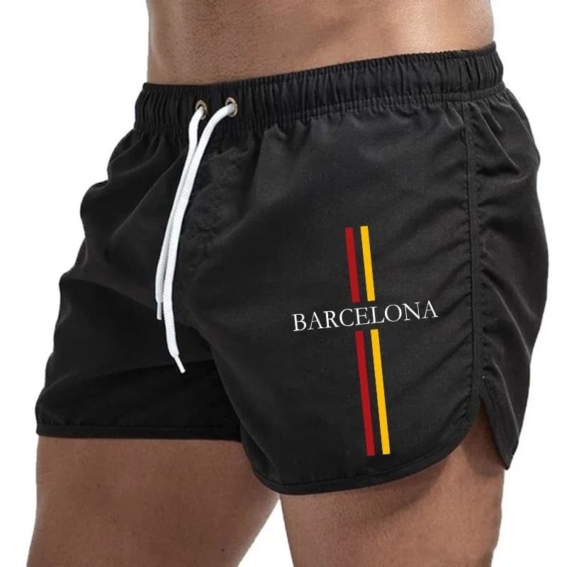 Men's Fashion Surf Shorts Sexy Beach Shorts Male Summer Casual Gym Daily Fitness Racing Cycling Shorts Surf 2025 New