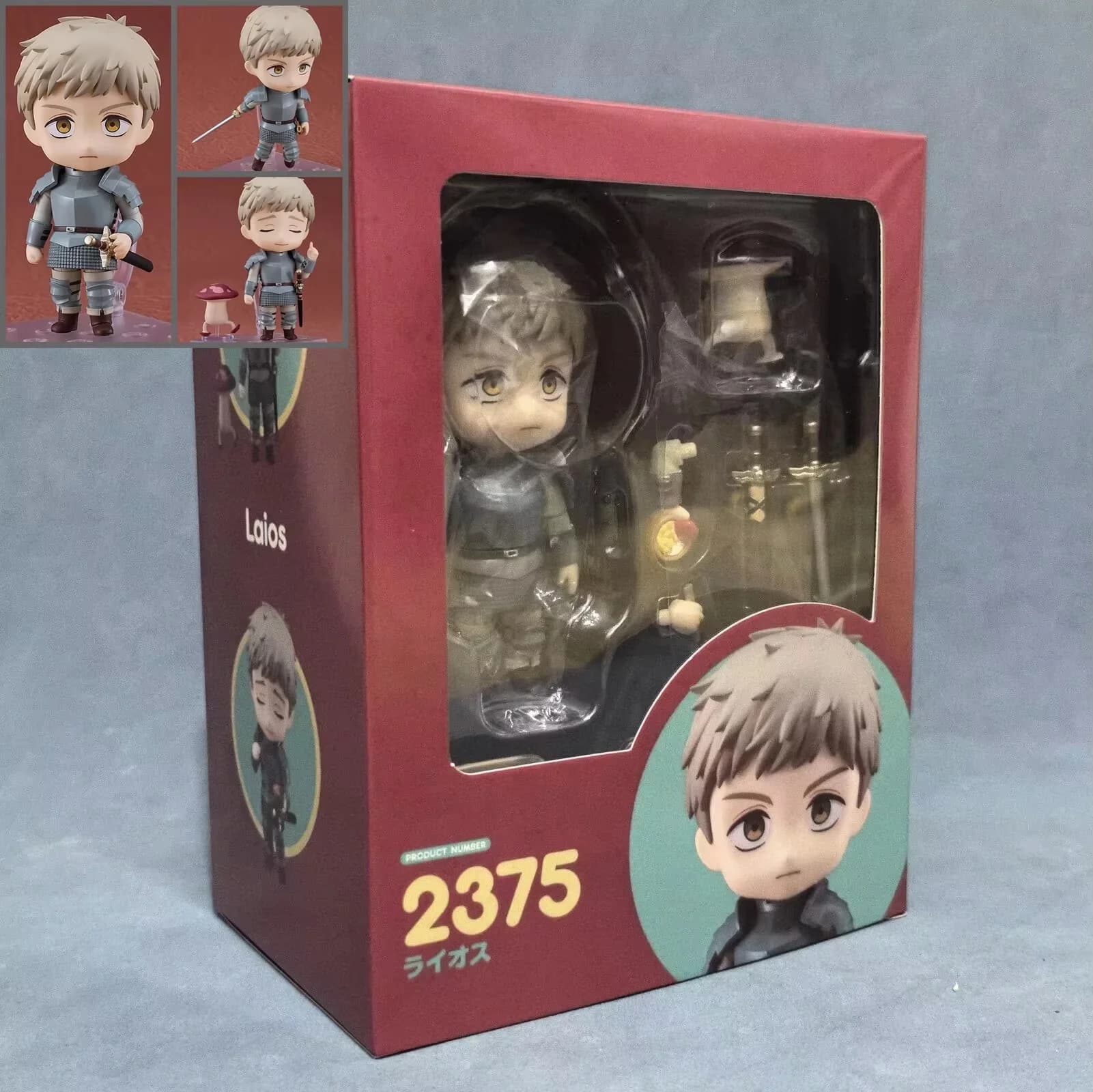 Nendoroid Delicious In Dungeon Chibi Laios Touden 2375 Marcille Donato 2385 Action Figure Articolata con Viso Intercambiabile in Confezione