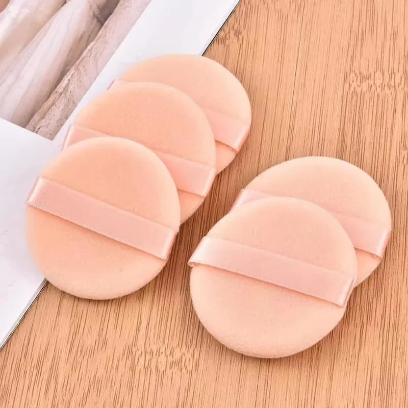 5-30 Velvet Round Sponge Parts for Make-up, Pure Cotton Duvet for Bottom and Cypria, Compact Cypria and Corrector Applicator, Beauty Blender