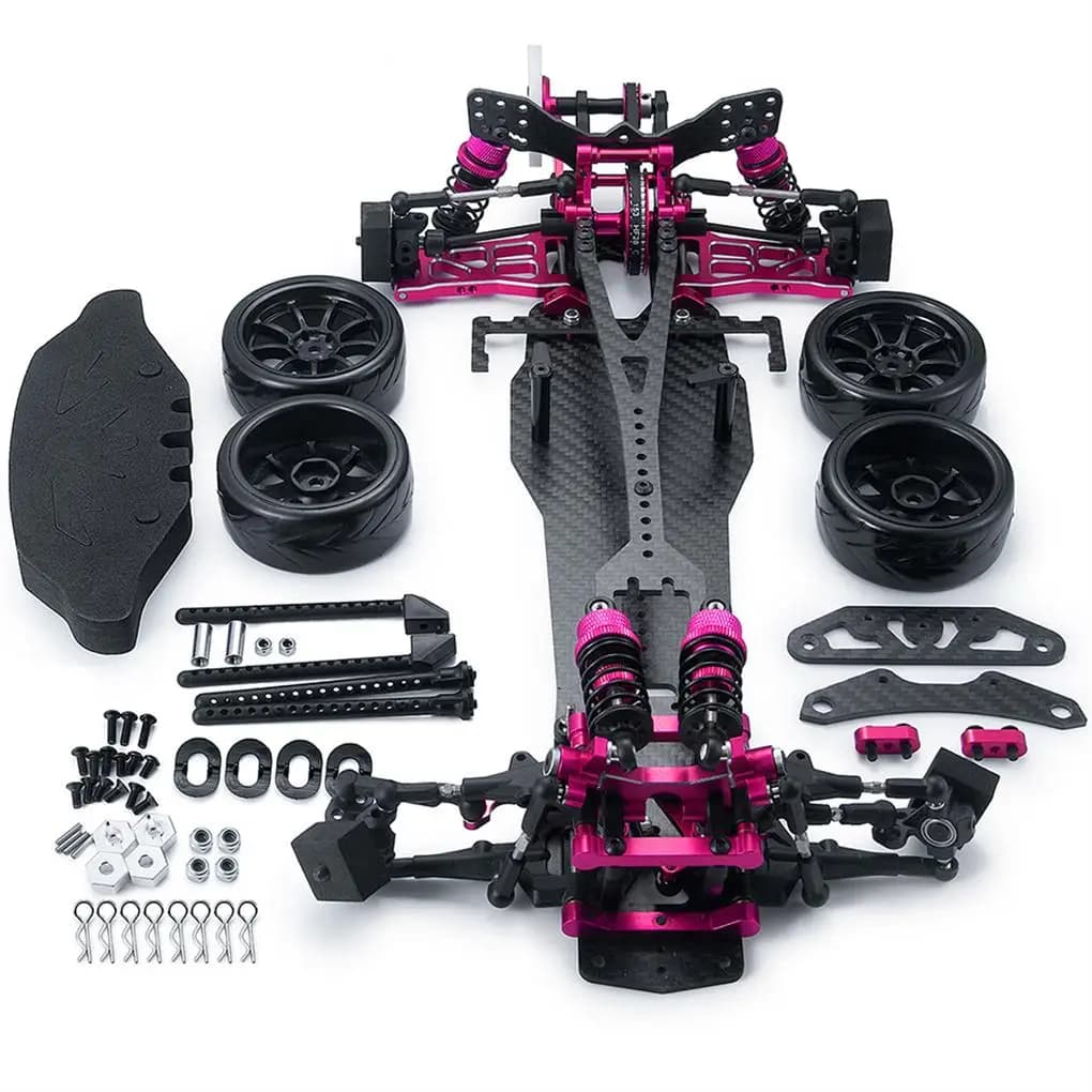 1/10 telaio telaio in metallo per Sakura 1/10 D5 telaio in lega di alluminio parte auto RC muslimah