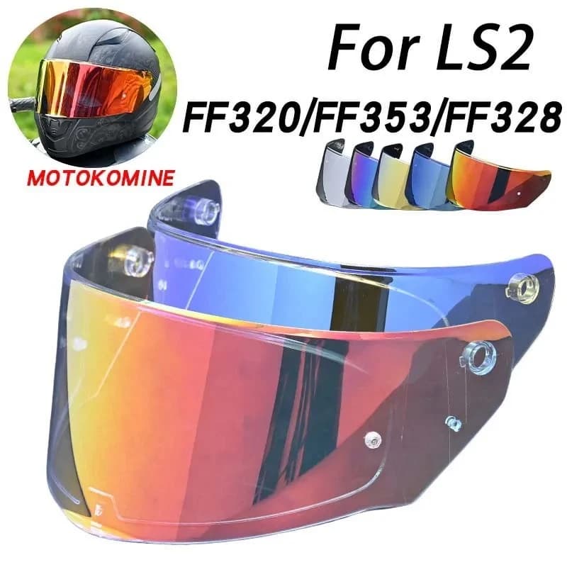 Visiera per LS2 FF320 Stream FF353 Rapid FF328 FF800 Casco moto Protezione UV parabrezza accessori motos adesivi antiappannamento
