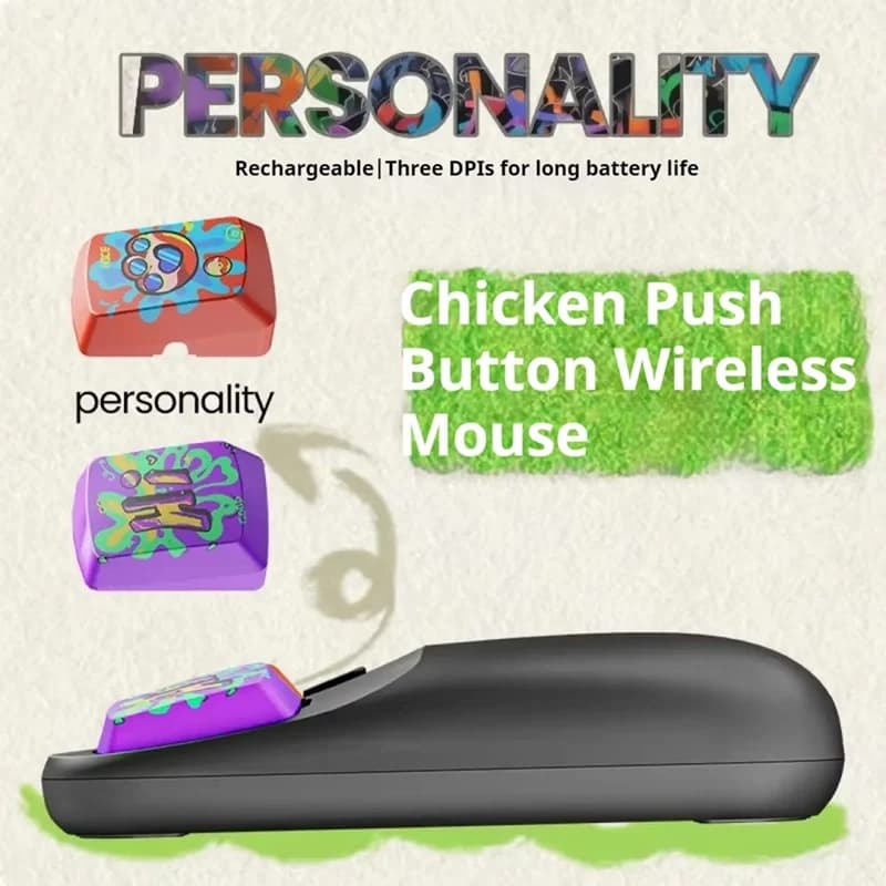Mouse wireless ricaricabile Graffiti, batteria a lunga durata, design ergonomico per ufficio, giochi, desktop e laptop