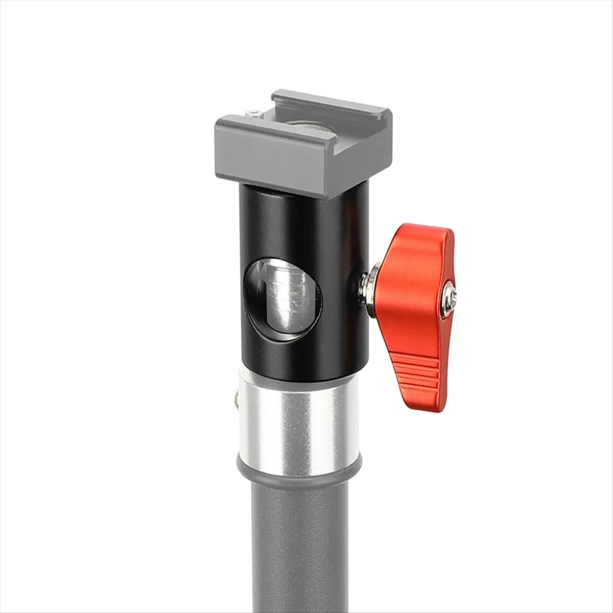 Adattatore per testa di supporto per luce con foro di posizionamento per accessori fotografici monopiede per treppiede con asta di supporto per luce