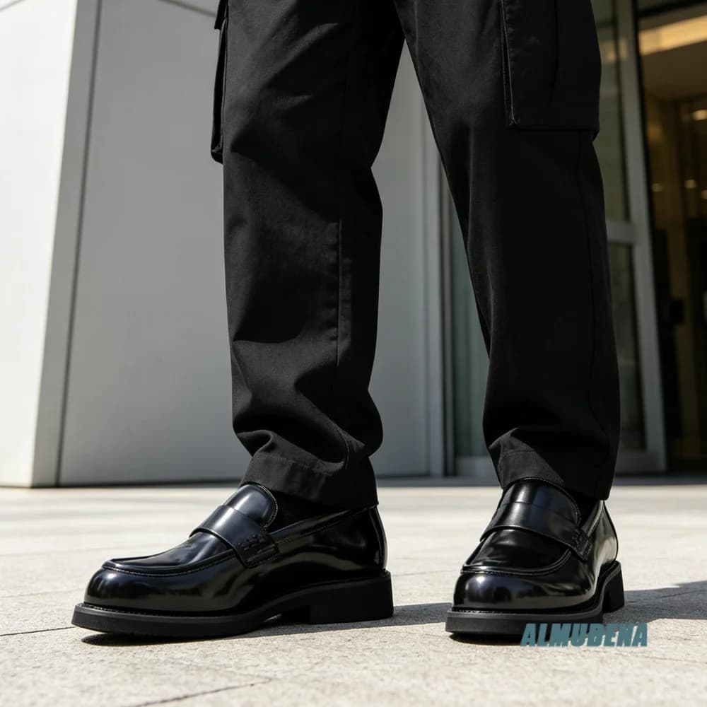Fashion Men's Round Toe Loafers Low Heel Formal Dress Shoes Business Office Party Daily Wear Commute Spring Autumn Casual Shoes