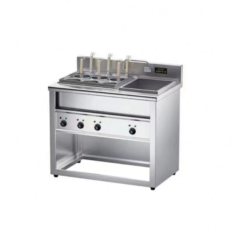 Bollitore Professionale Commerciale a Gas per Noodles, Macchina per Cuocere la Pasta, Bagnomaria, Cuocitore per Noodles, Cuocitore per Ramen, Fornello per Bollire Noodles