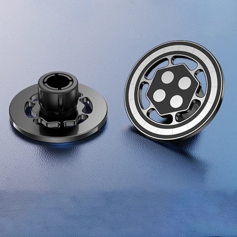 Base for mounting on car for articulated 17 mm diameter by phone 15 14 13 F19E magnetic support