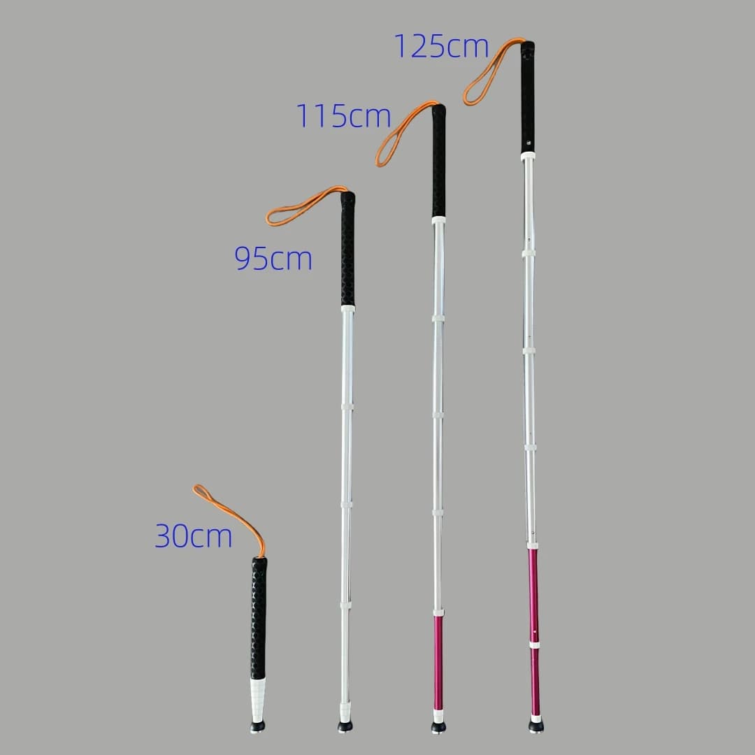 Expandable Trekking Stick with 126 cm Portable Ultralight Retractable Moulding Stick for Seniors