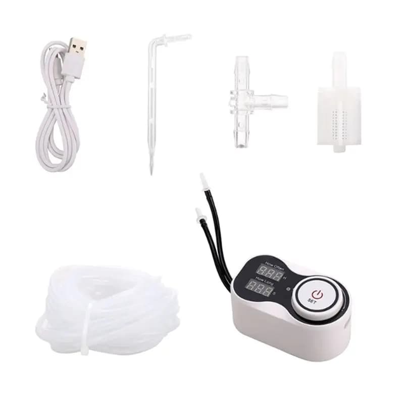 AEE2-New Smart Drip System Automatic Watering Device Garden Water Pump Controller For Potted Plant Flower