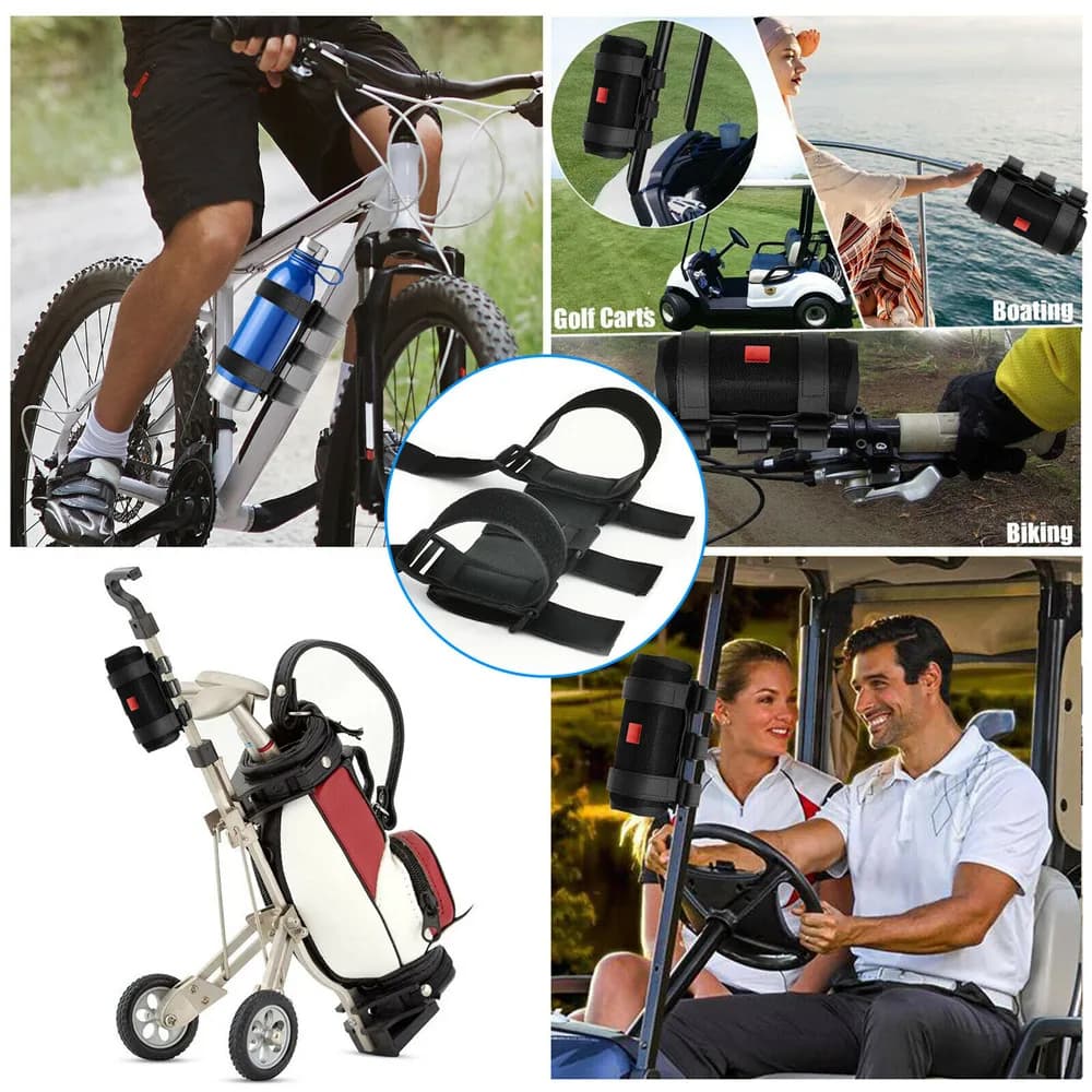Altoparlante per bicicletta Cinghia fissa Supporto per altoparlante portatile compatibile con Bluetooth Portaborraccia per bici da strada MTB Portaborraccia per bicicletta