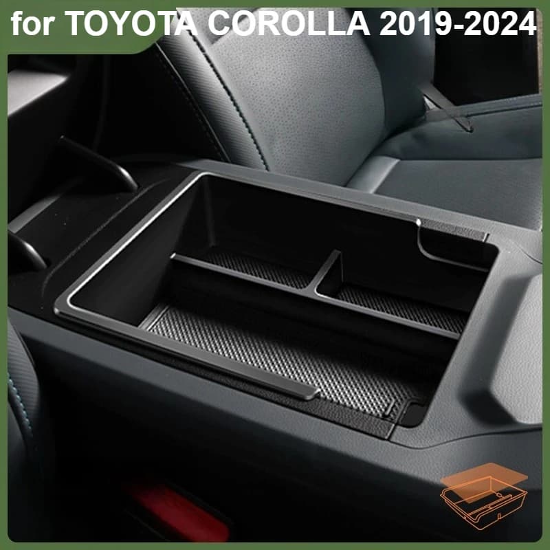 Scatola portaoggetti bracciolo auto per TOYOTA COROLLA 2019-2024 LHD Console vassoio contenitore organizzatore accessori interni
