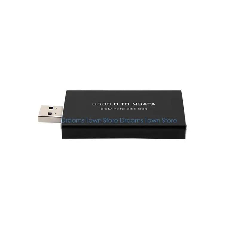 HX6A Custodia esterna per adattatore convertitore per disco rigido SSD da USB a mSATA per custodia