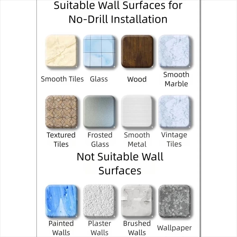 Wall Mounted Suction Cup Towel Pole Single-rod Towel Hanger Bathroom Towel Rack Nail Free Installation 30/40/50cm