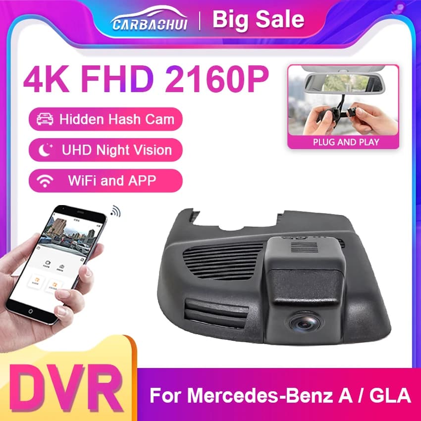 Plug and Play Car Dvr Dash Cam for Mercedes Benz GLA x156 CLA w117 Class A w176 w177 for Mercedes gla cla at 45 220 220d 250 amg