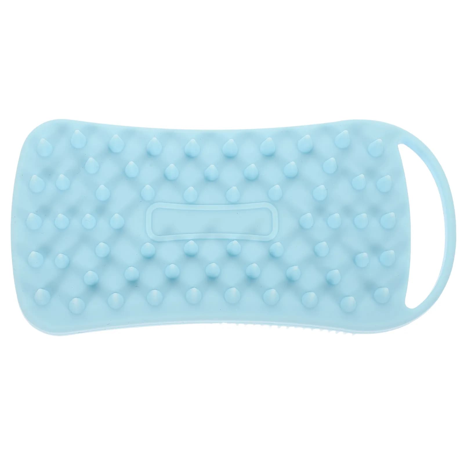 Spazzola in Silicone per Lavaggio Capelli, Massaggiatore per Cuoio Capelluto Antiscivolo, Scrubber per Doccia e Bagno, Esfoliante Delicato