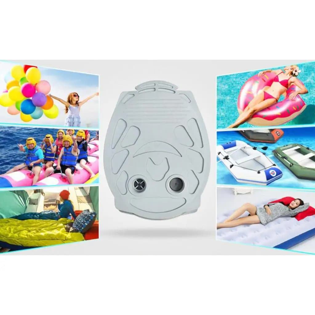 Pompa Gonfiabile in Plastica Resistente con Tubo Sgonfiatore per Canoe Gonfiabili, Yacht, Letti da Piscina e Anelli da Nuoto