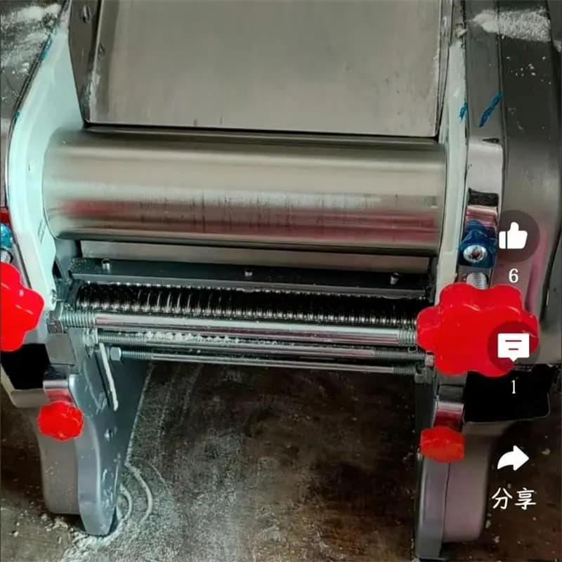 Macchina per Impastare Elettrica, Macchina per Pasta e Noodles in Acciaio Inox con Rullo Pressore per Impasto e Sfoglia per Ravioli