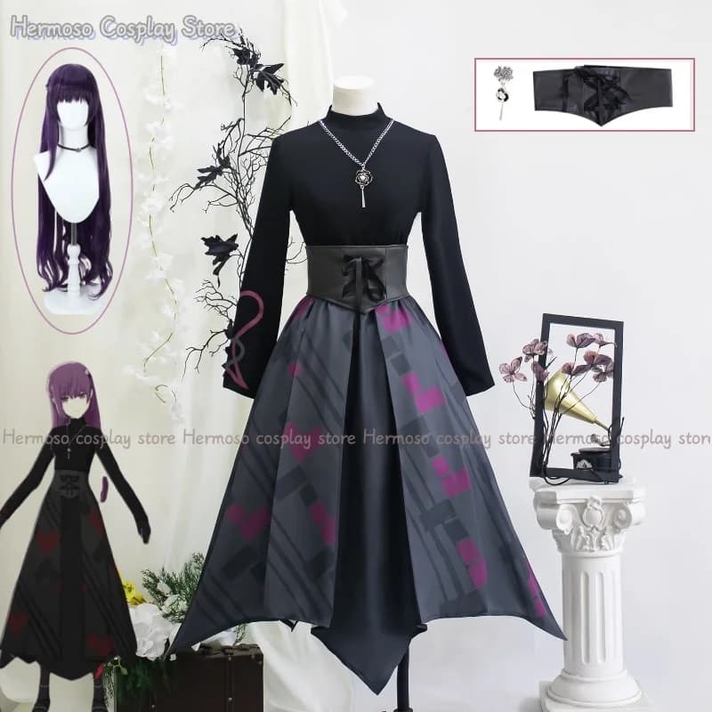 Asahina Mafuyu Costume Cosplay Parrucca uniforme Vestito da festa di Halloween per donne Uomini Oggetti di scena di carnevale