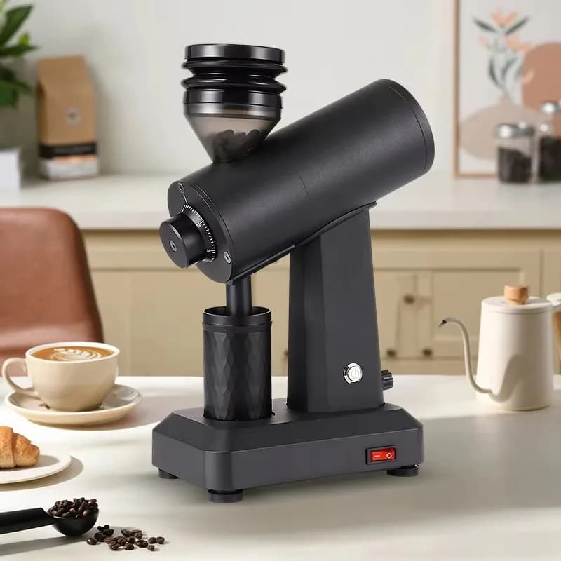 Fast Delivery Aluminum Alloy Stainless Steel Black 400g Commercial Coffee Bean Grinder Machine