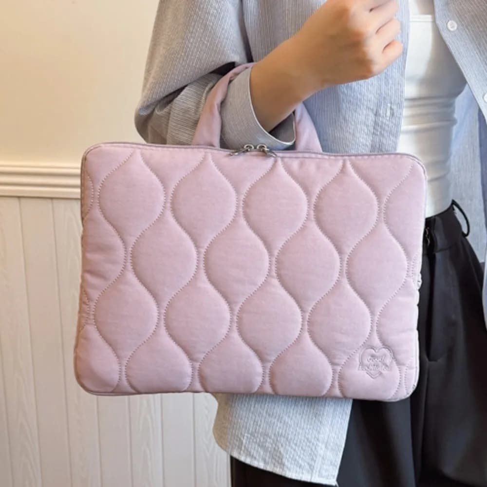 Custodia per laptop Custodia per laptop stile maniglia Borsa per computer portatile dolce Borse per laptop semplici e leggere Donna/ragazza