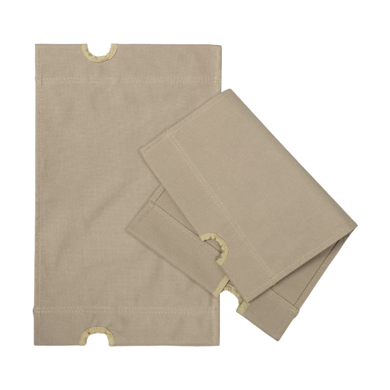 2Pcs Folding Chair Replacement Fabric Oxford Cloth Waterproof Heavy Duty Outdoor Camping Picnic Patio Beach Seat Cover 19x14.3