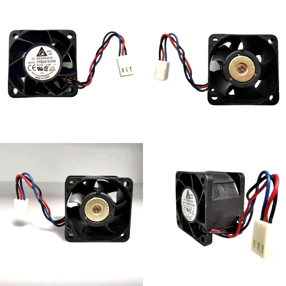 Ventola di Raffreddamento Brushless DC 40mm 12V 0.24A per Server Delta FFB0412VHN, Switch, Apparecchiature di Rete, PC, Laptop - Dissipatore di Calore