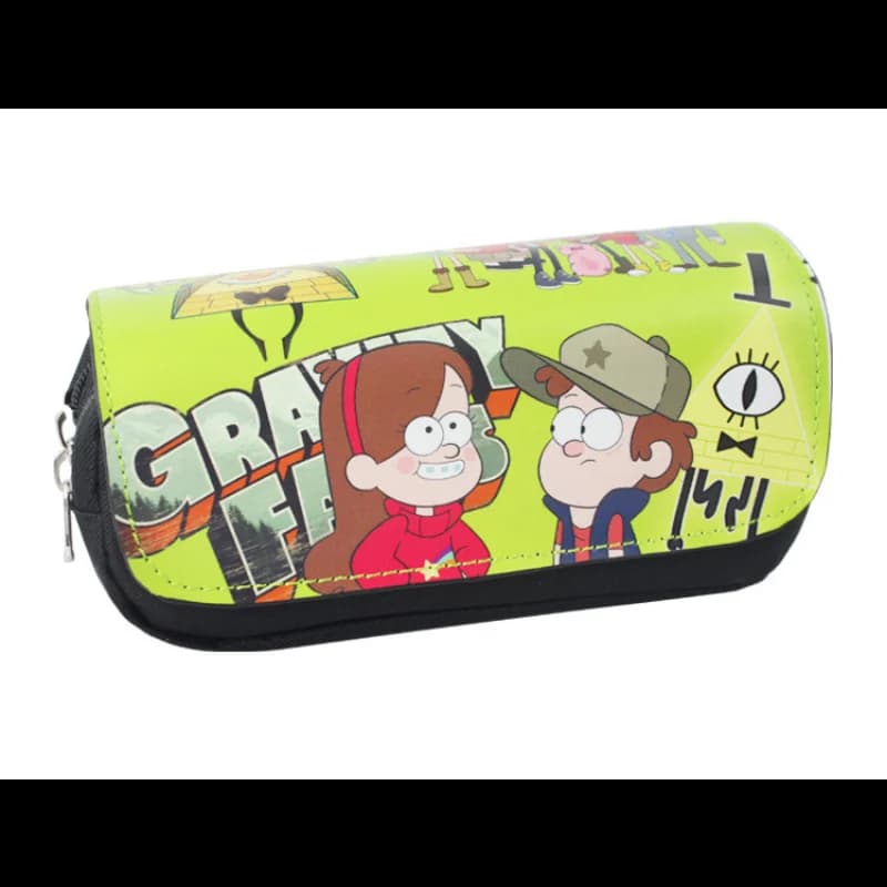 Cartoon Gravity Falls Pencil Bag DSN Cartoon Kawaii Cosplay Storage Bag Large Capacity Stationery Bag School Supplies Gift