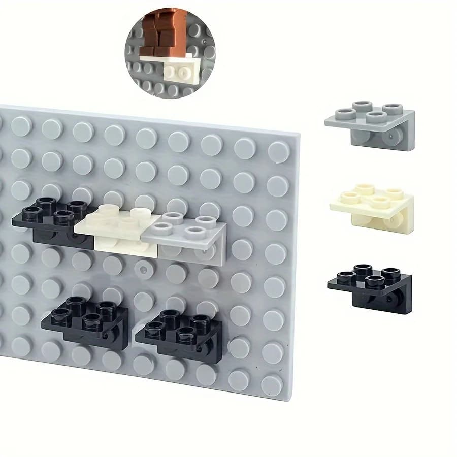 90 pz Figure Supporto Piastra Base 99207 Staffa 1x2 2x2 Invertito Building Blocks FAI DA TE Figura In Piedi Display Staffa Mattoni