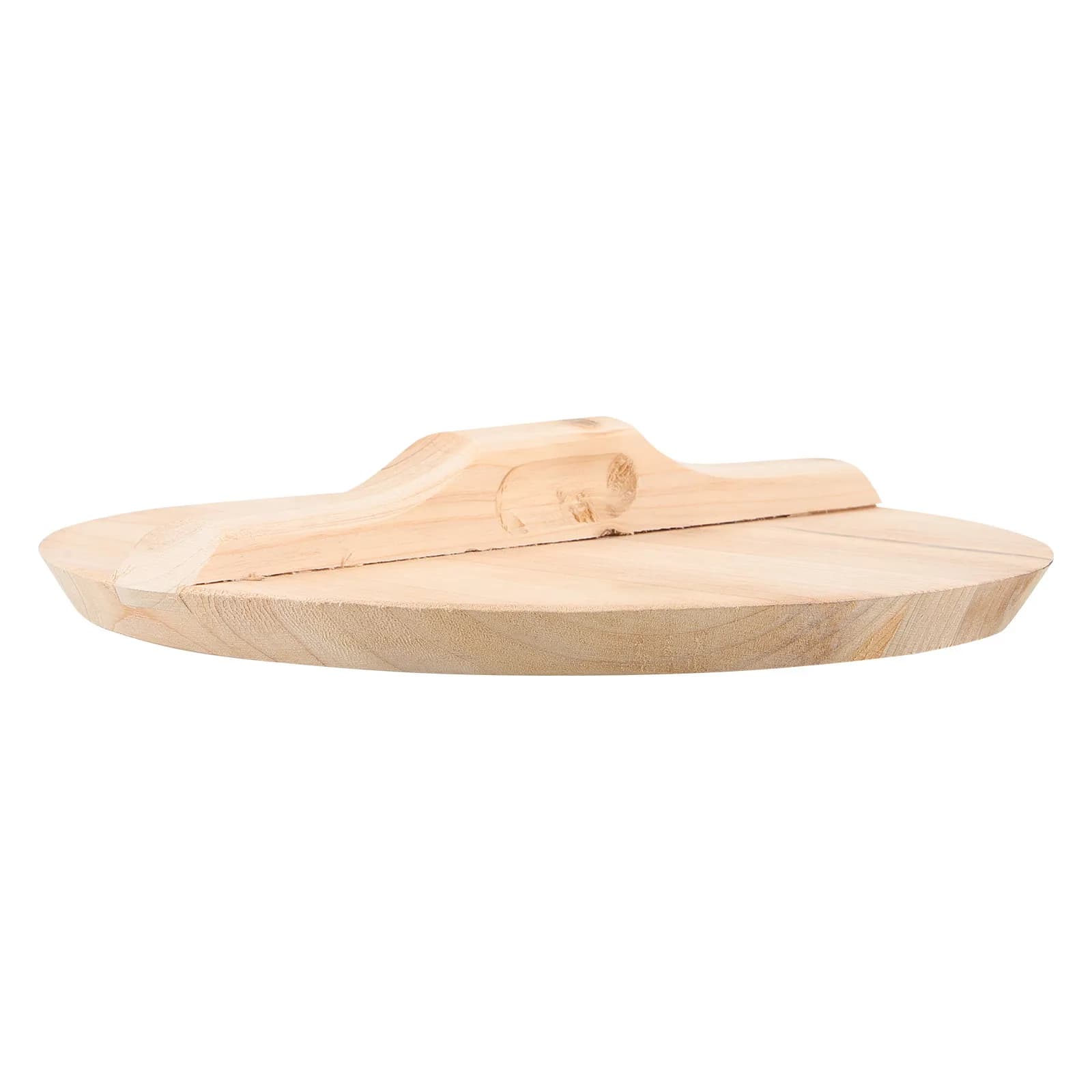 Coperchio in Legno Naturale per Wok, Leggero e Anti-scottatura, per Padelle e Pentole, Utensile da Cucina Protettivo Anti-trabocco