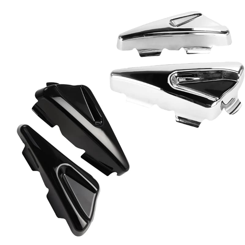 96GB Motorcycle Battery Frame Cover Set for Side Trim Replacement