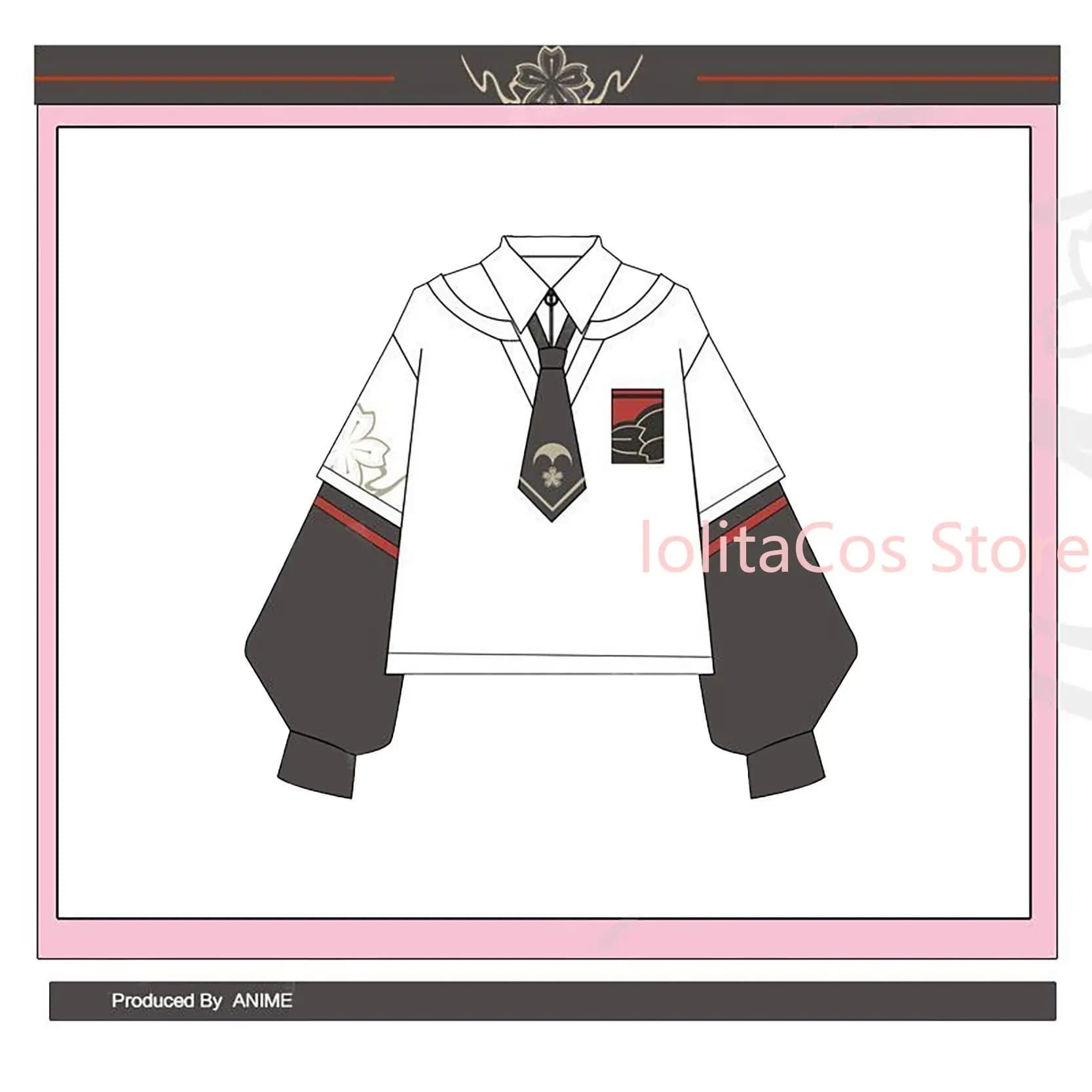 Nuovo Honkai: Star Rail Evanescia - Abbigliamento Fanmade Doujin, Felpa a Maniche Lunghe, Giacca a Vento, Gonna, Regalo per Ragazze, Outfit Cosplay, Natale