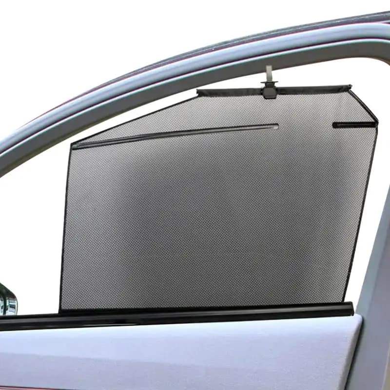 1 pc Car Lateral Window Parasol Automatic Lifting Side Window Front Protective Curtains For Car Parasols Lock Anti-UV